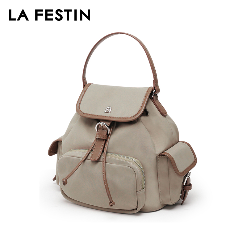 LA FESTIN Ransel Asli Tas Baru - Canvas Backpack Casual ulasan dan harga